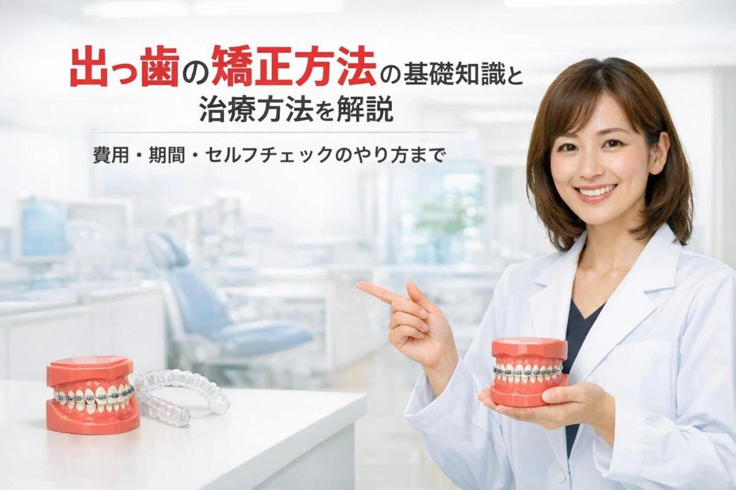 出っ歯とはどんな歯並び？セルフチェック法